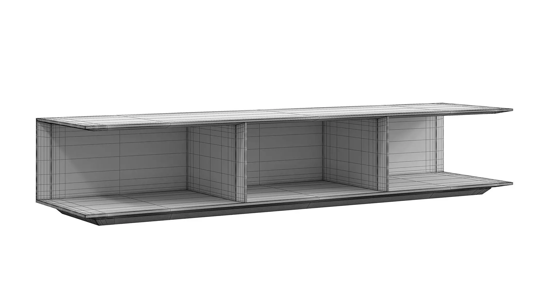 Poliform Westside Behind Sofa Coffee Tables 3D model_36