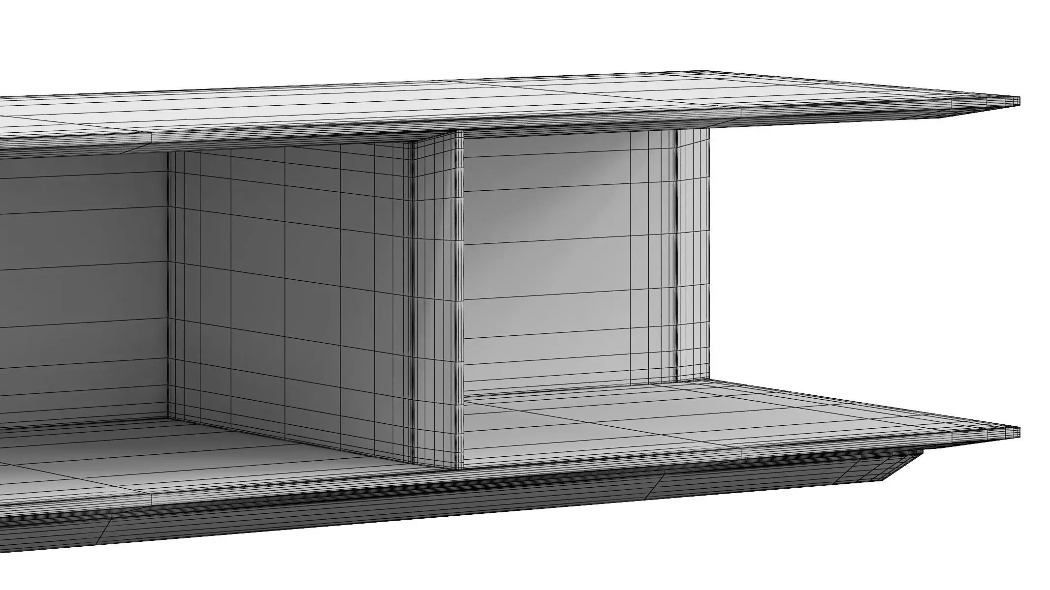 Poliform Westside Behind Sofa Coffee Tables 3D model_35
