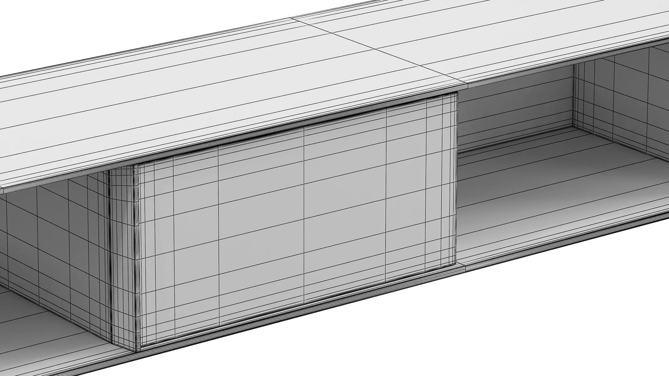 Poliform Westside Behind Sofa Coffee Tables 3D model_32
