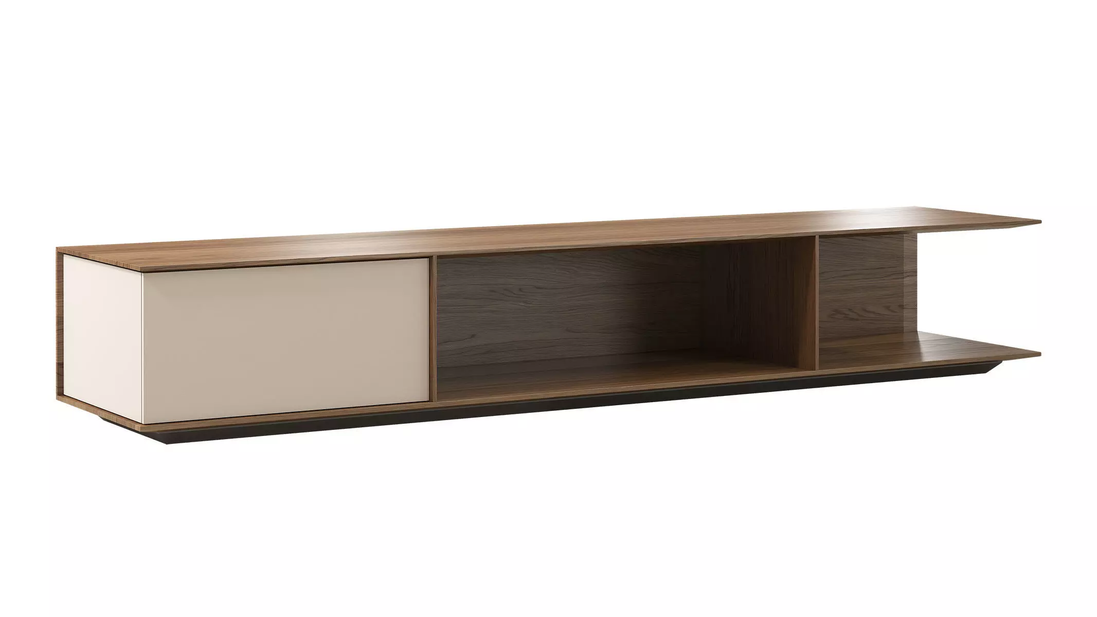 Poliform Westside Behind Sofa Coffee Tables 3D model_23