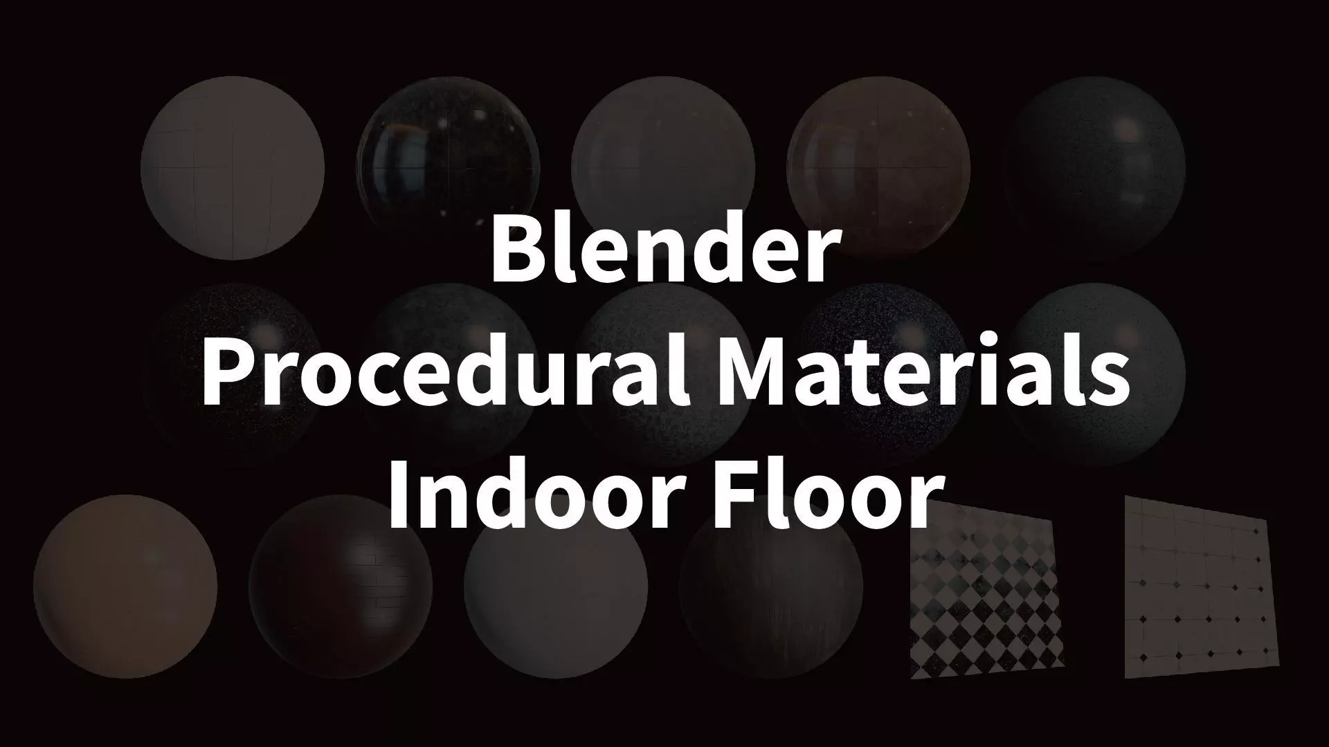 Blender Procedural Materials Indoor Floor Collection 16 Types Texture ...