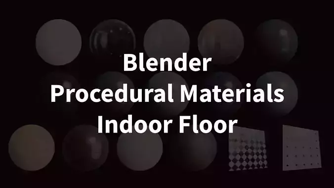 Blender Procedural Materials Indoor Floor Collection 16 Types