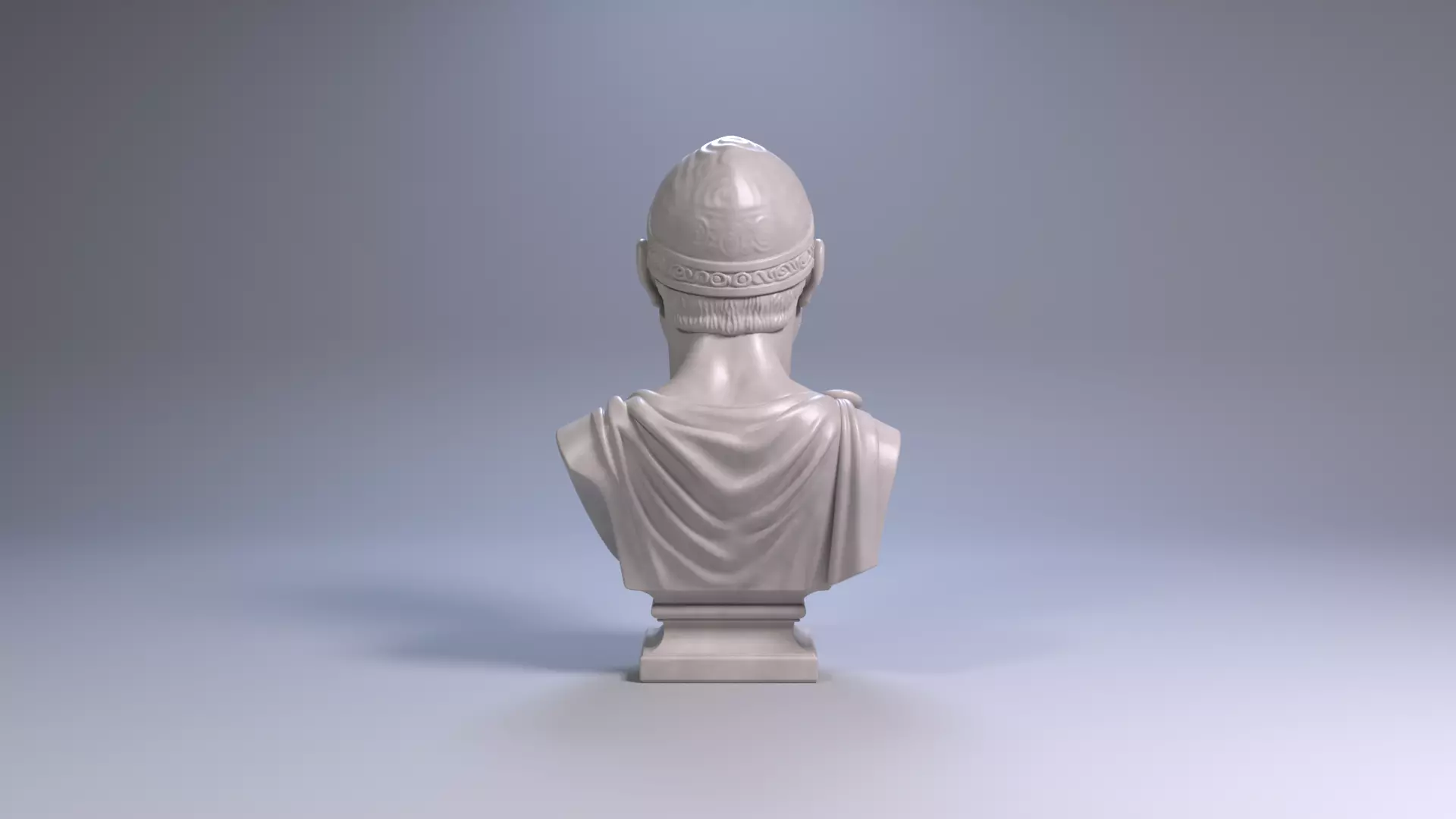 Hannibal Barca Carthaginian General Bust STL File 3D Printable 3D print model_4