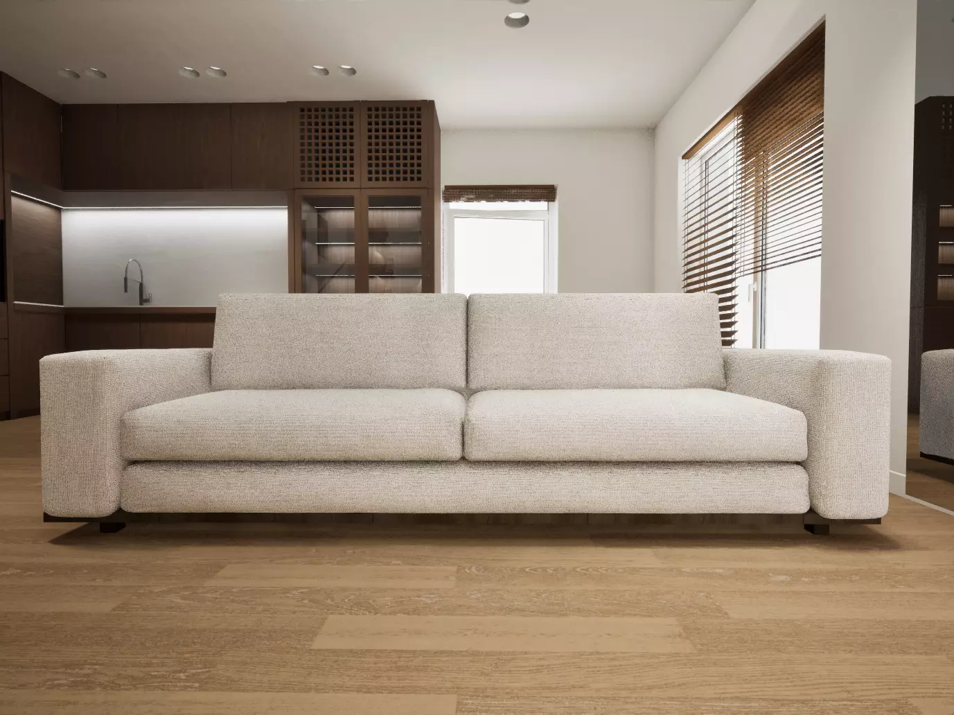 Guest unfolding sofa 3D model