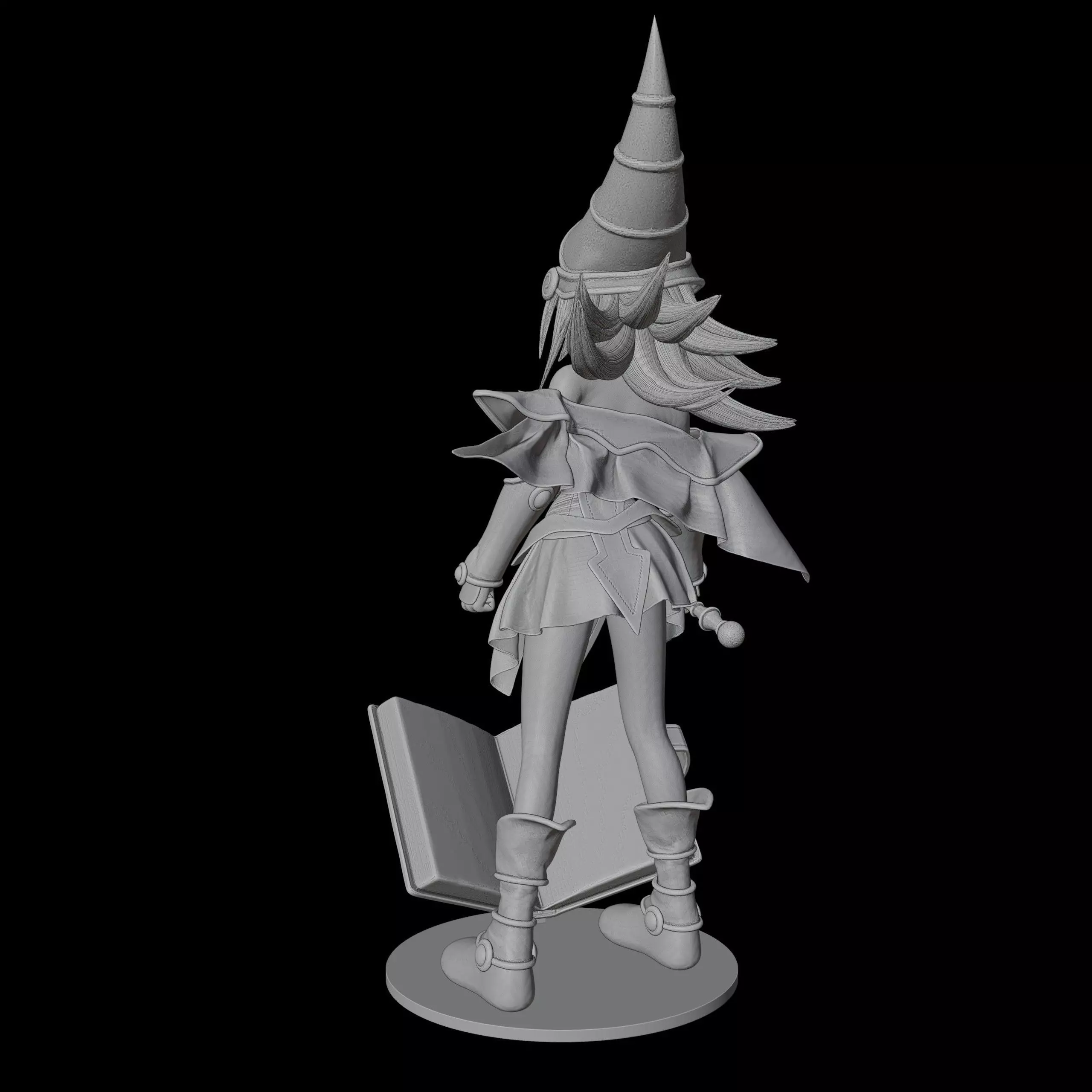 Dark Magician Girl 3D print model_5