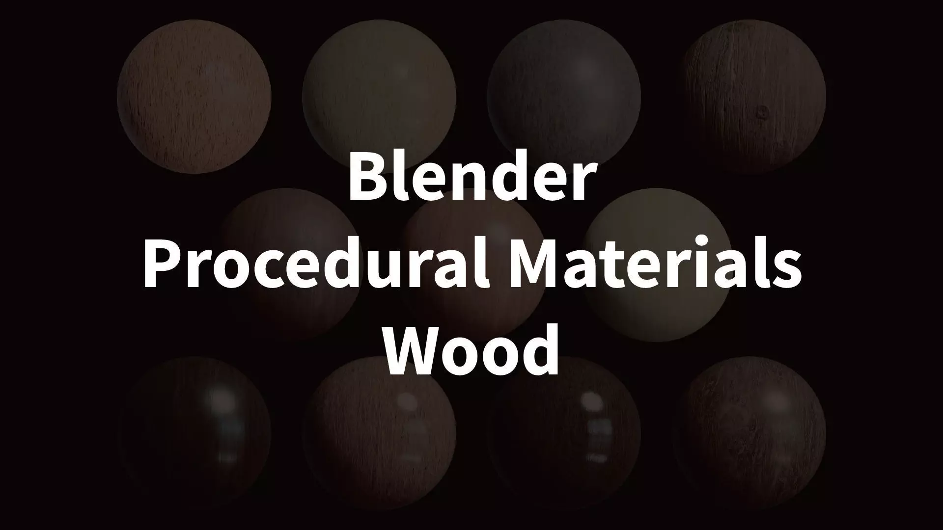 Blender Procedural Materials Wood Collection 11 Types Texture_0