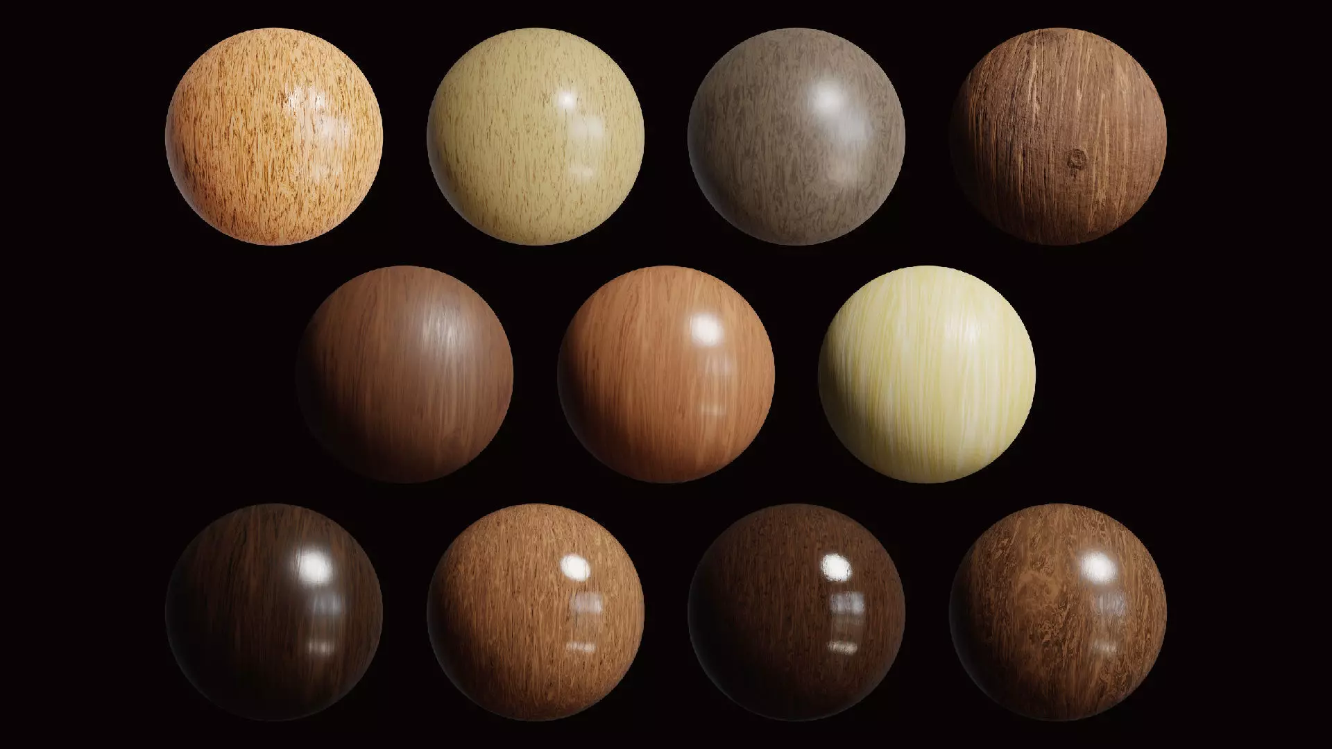 Blender Procedural Materials Wood Collection 11 Types Texture_1
