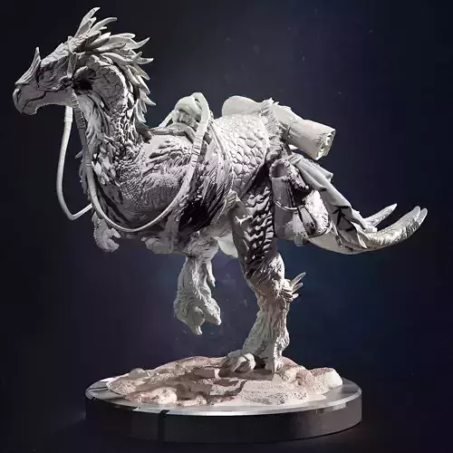 Seikret with Saddle Monster Hunter Wilds