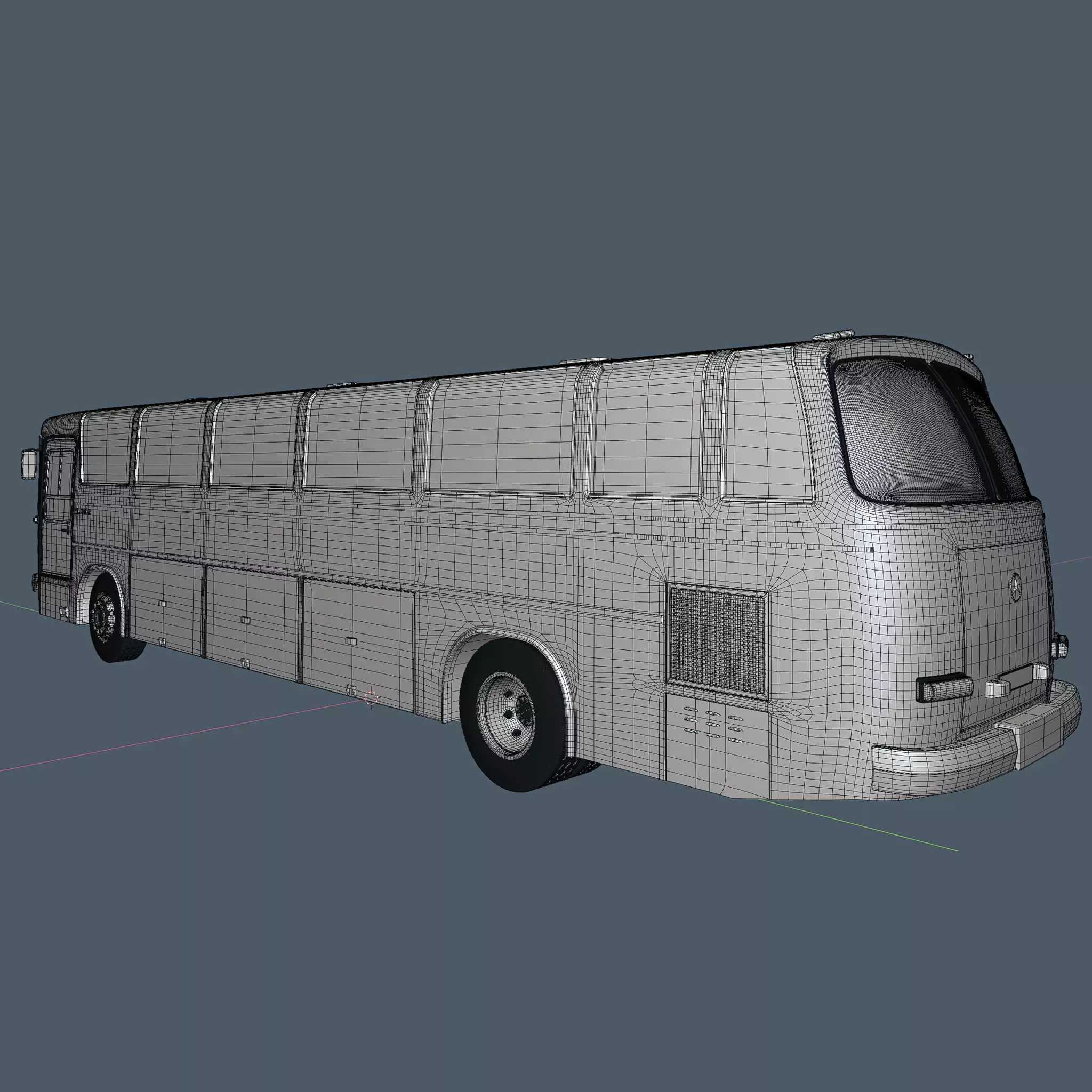vintage printable bus 3D print model_12