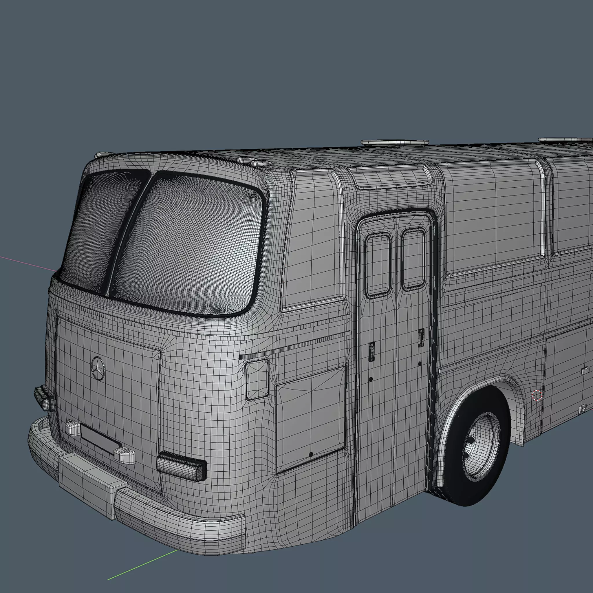 vintage printable bus 3D print model_11