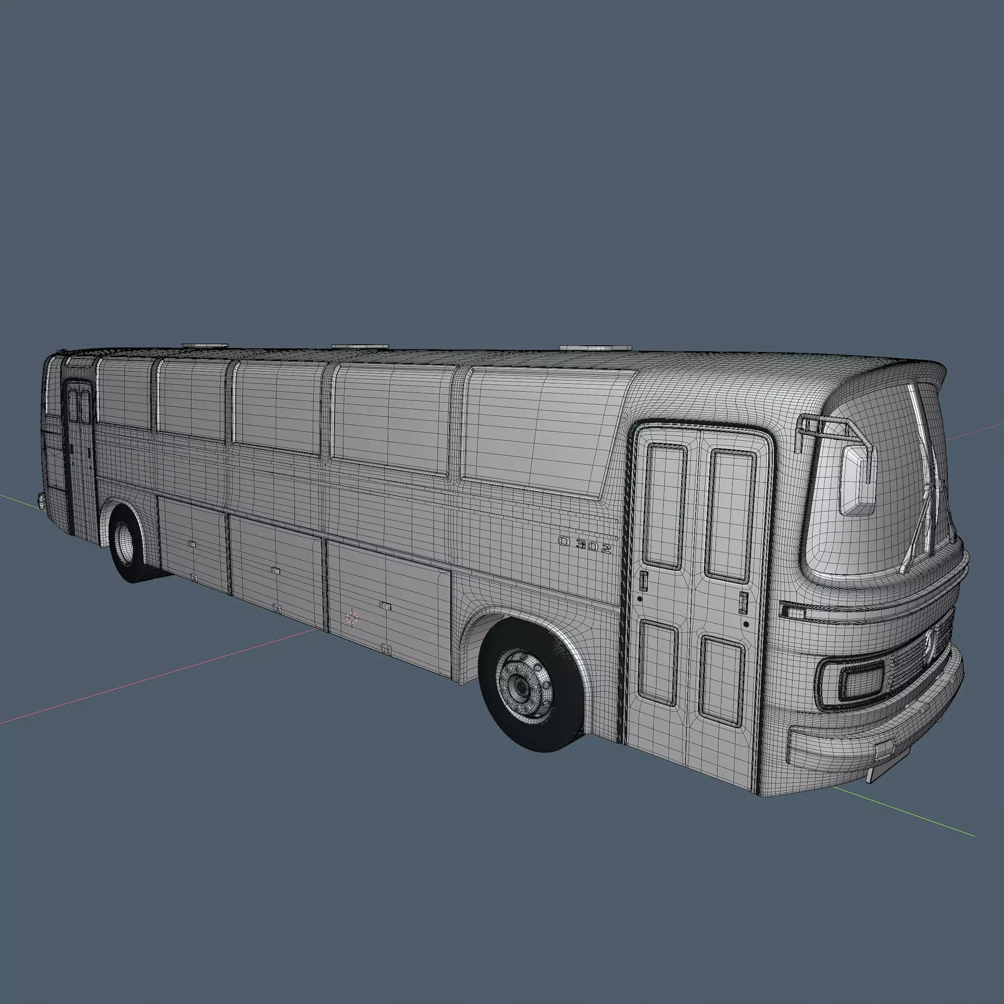 vintage printable bus 3D print model_10