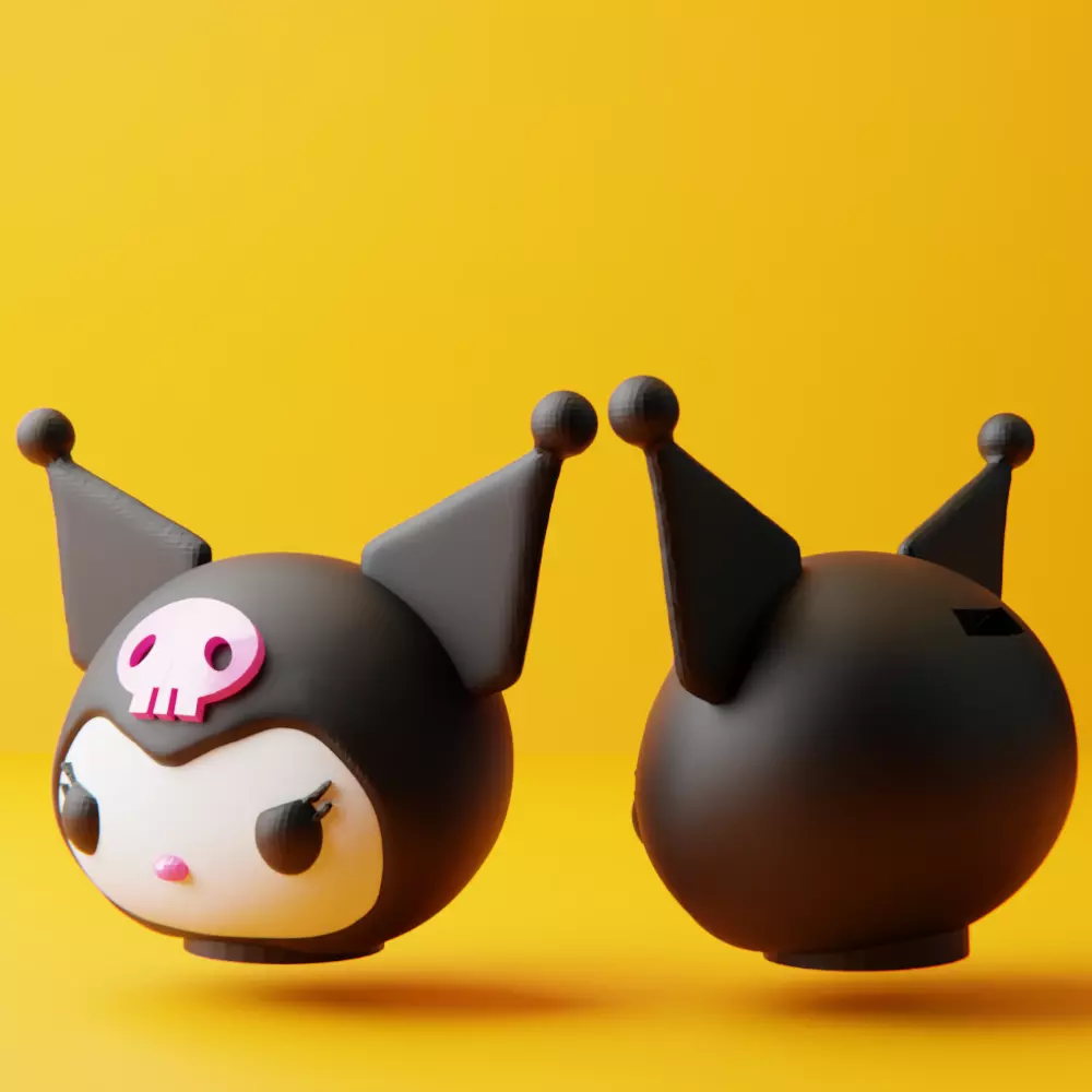 Kuromi money bank 3D print model