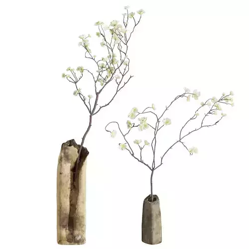 Dry Bouquet Pottery Pot