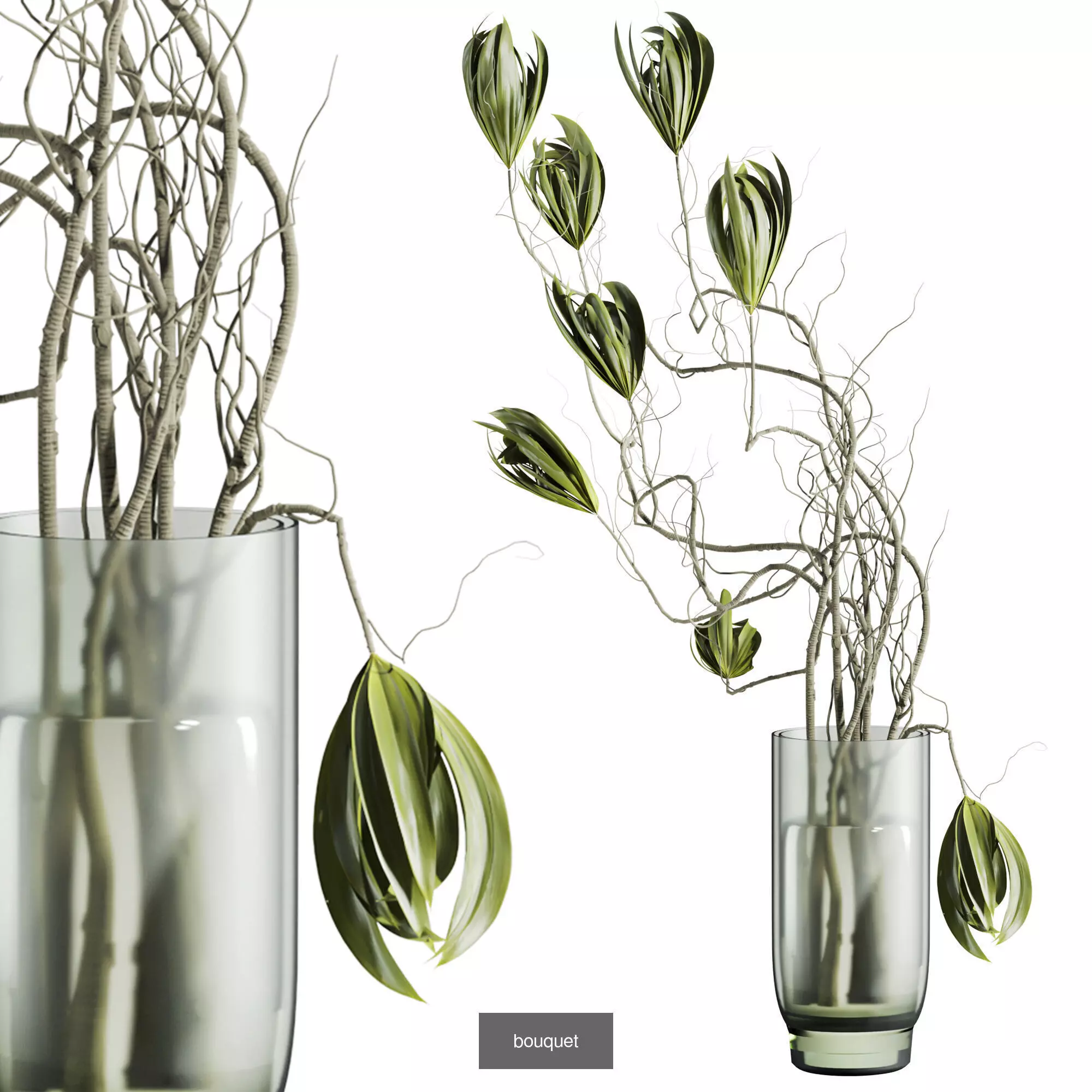 bouquet set 3D Model Collection_1