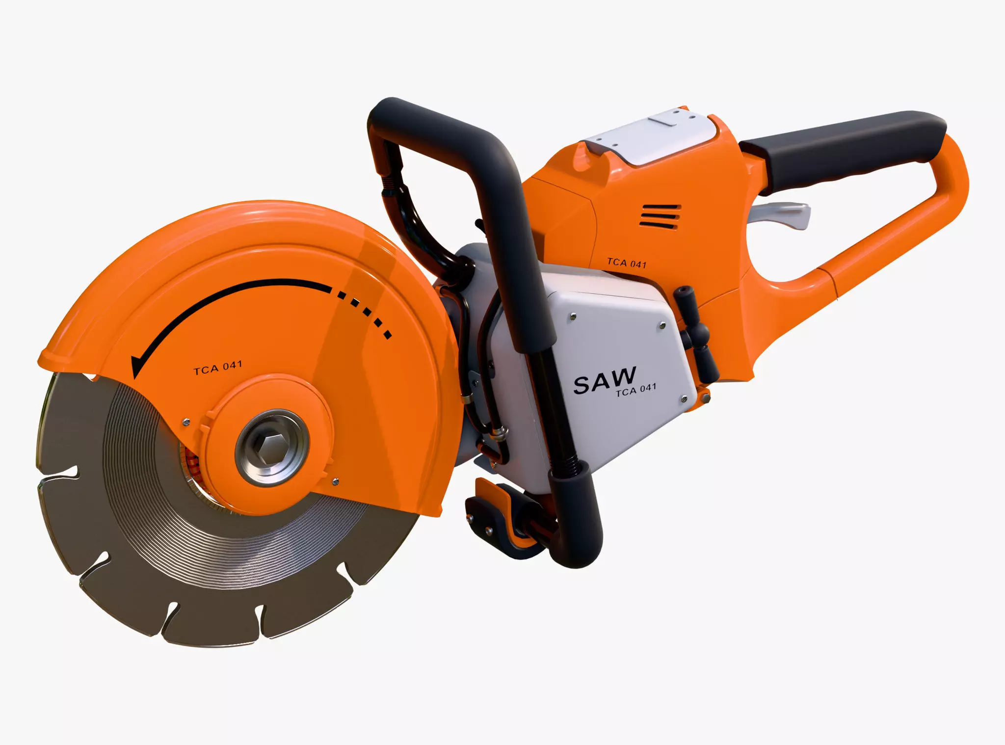 Handheld Cut Off Saw M1 3D model_0