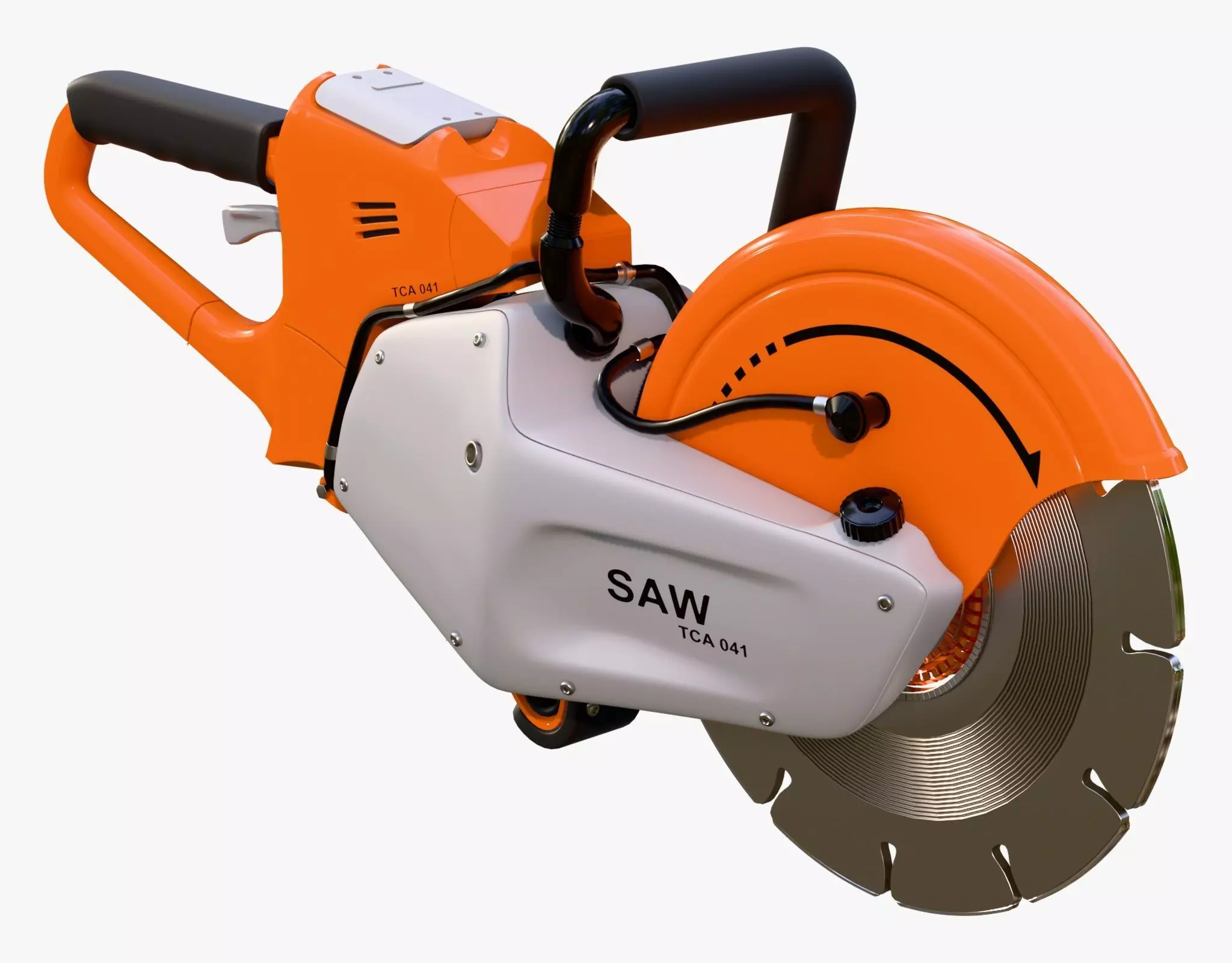 Handheld Cut Off Saw M1 3D model_4
