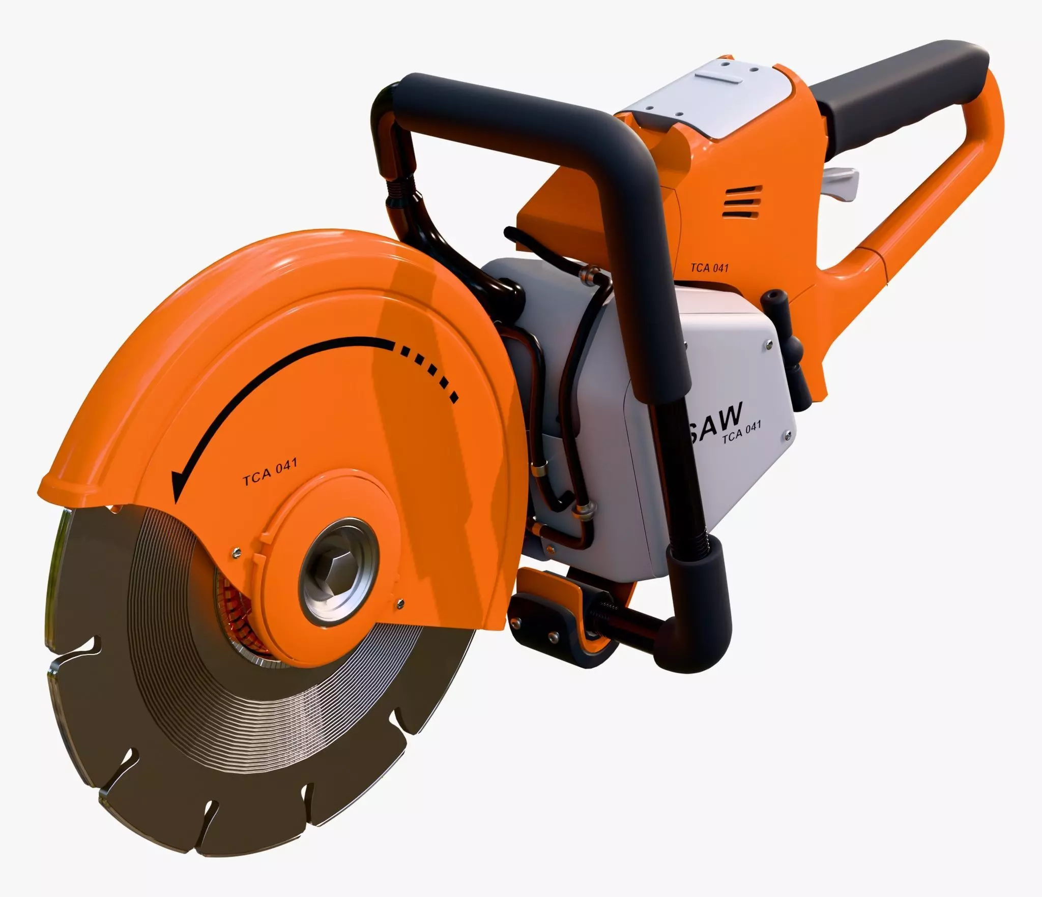 Handheld Cut Off Saw M1 3D model_1