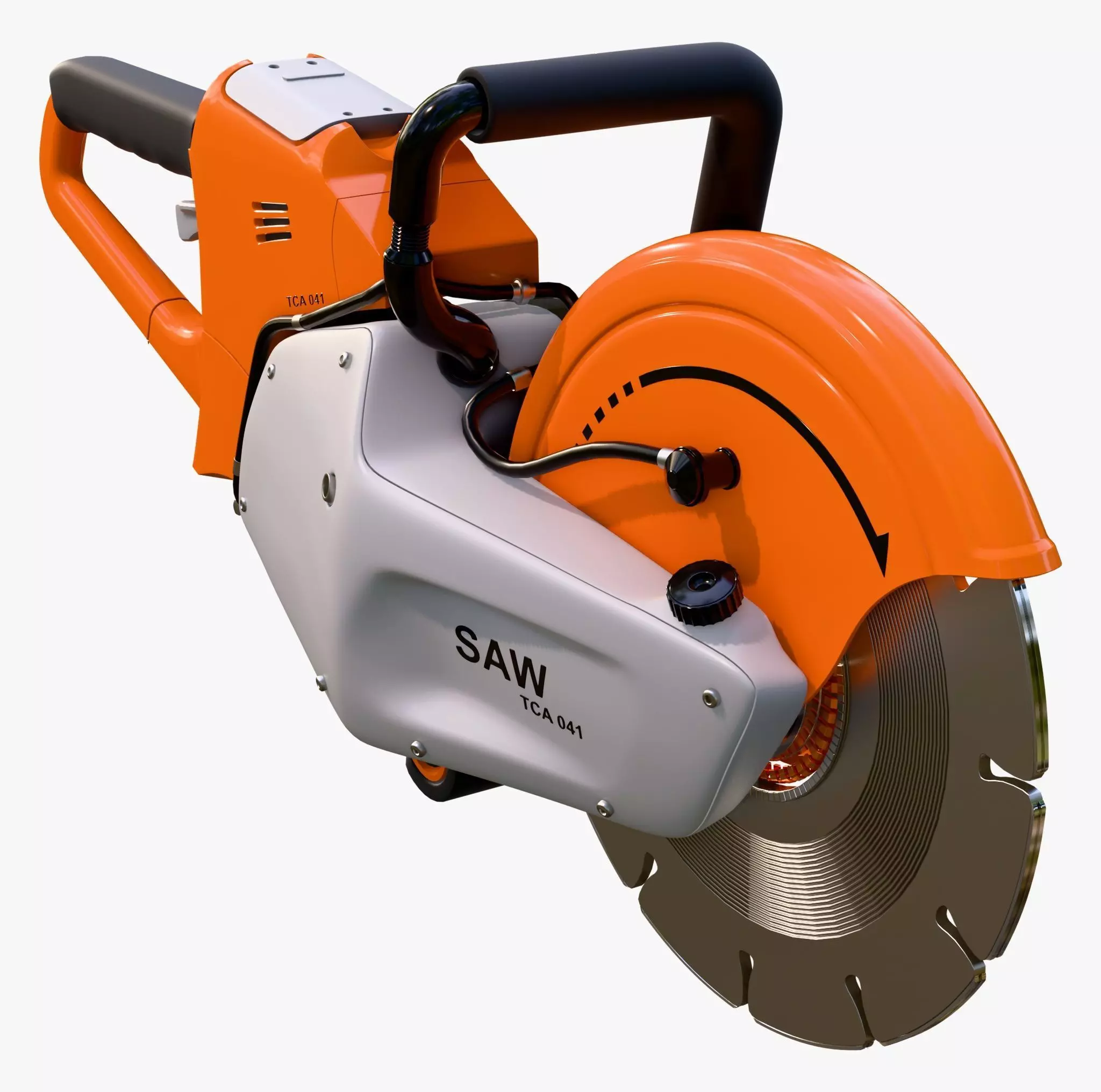 Handheld Cut Off Saw M1 3D model_2