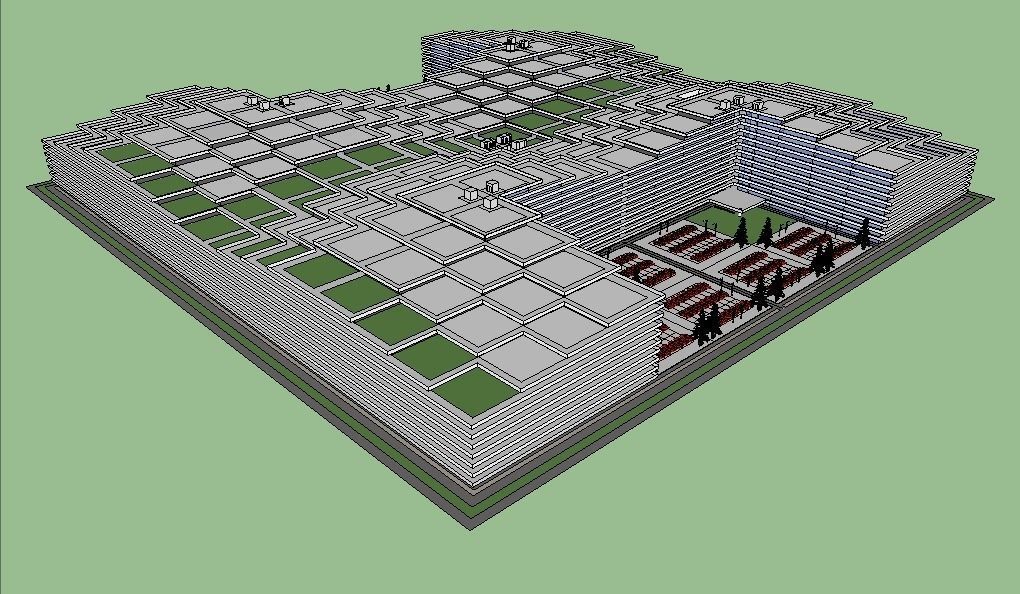 I Square Complex 3D model_2