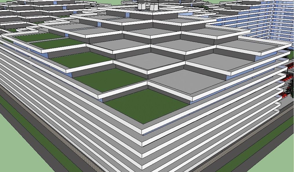 I Square Complex 3D model_9
