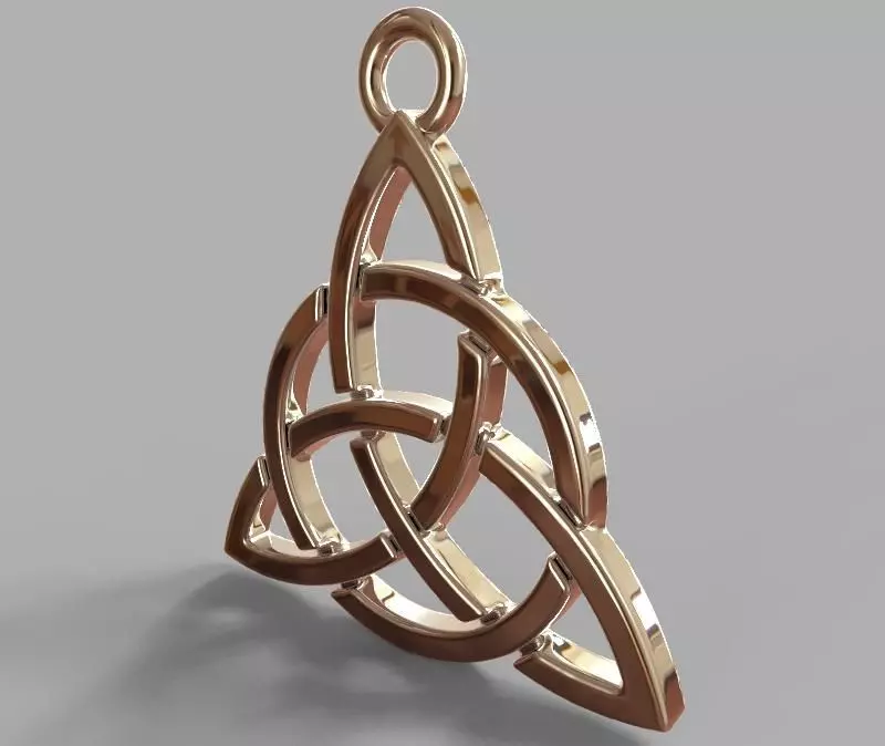 The Knot Pendant 3D model_2
