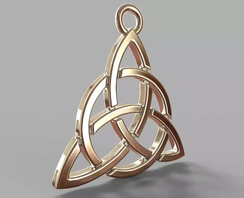 The Knot Pendant 3D model_4