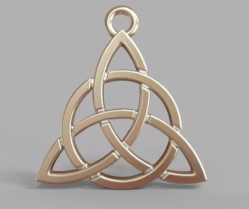 The Knot Pendant 3D model_0