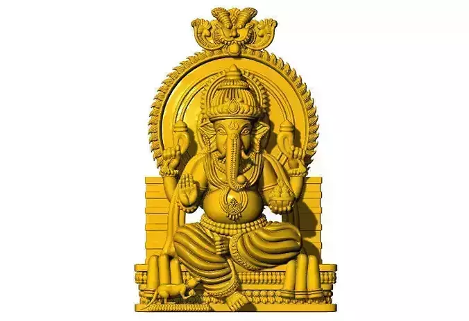 Ganpati 3d idol 3D print model