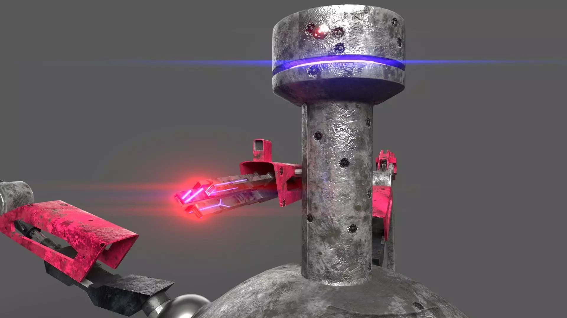 Omega Reaper Spiderbot Aries Reborn Low-poly 3D model_1