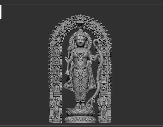 Sri Kanchi Kamakshi Amman Temple 3D print model