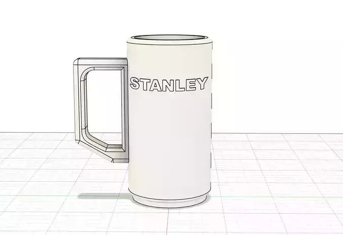 Canned drink mug for 500ml beverage cans 3D print model
