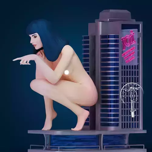 Joi From Blade Runner 2049 Ready For 3D Printing 3D print model