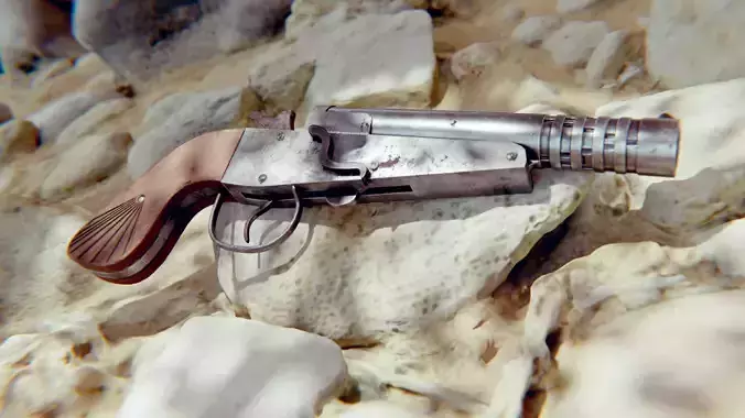 The old Egyptian gun