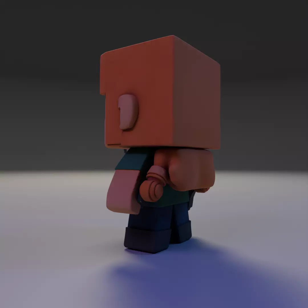 Alex mine 3D print model_9