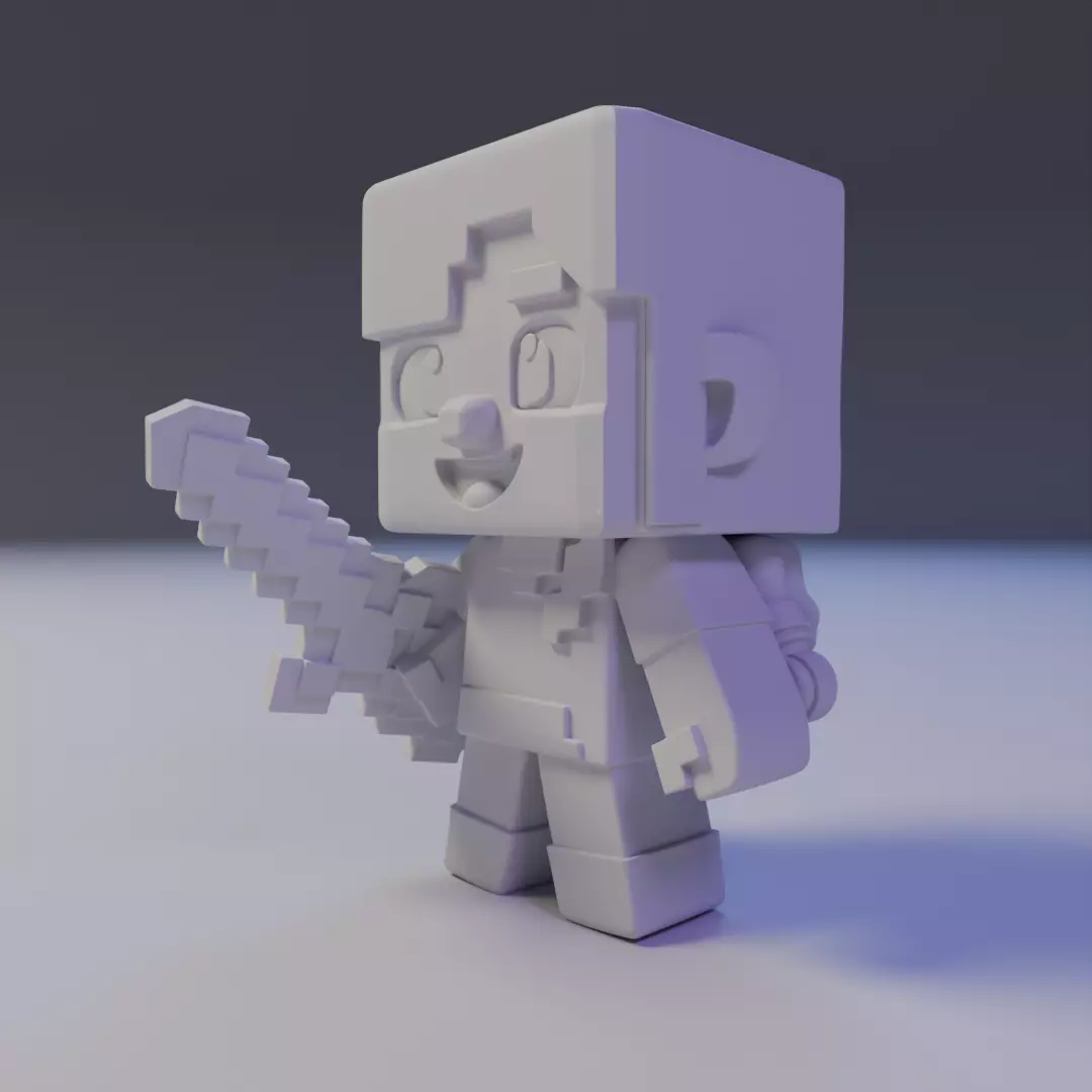 Alex mine 3D print model_14