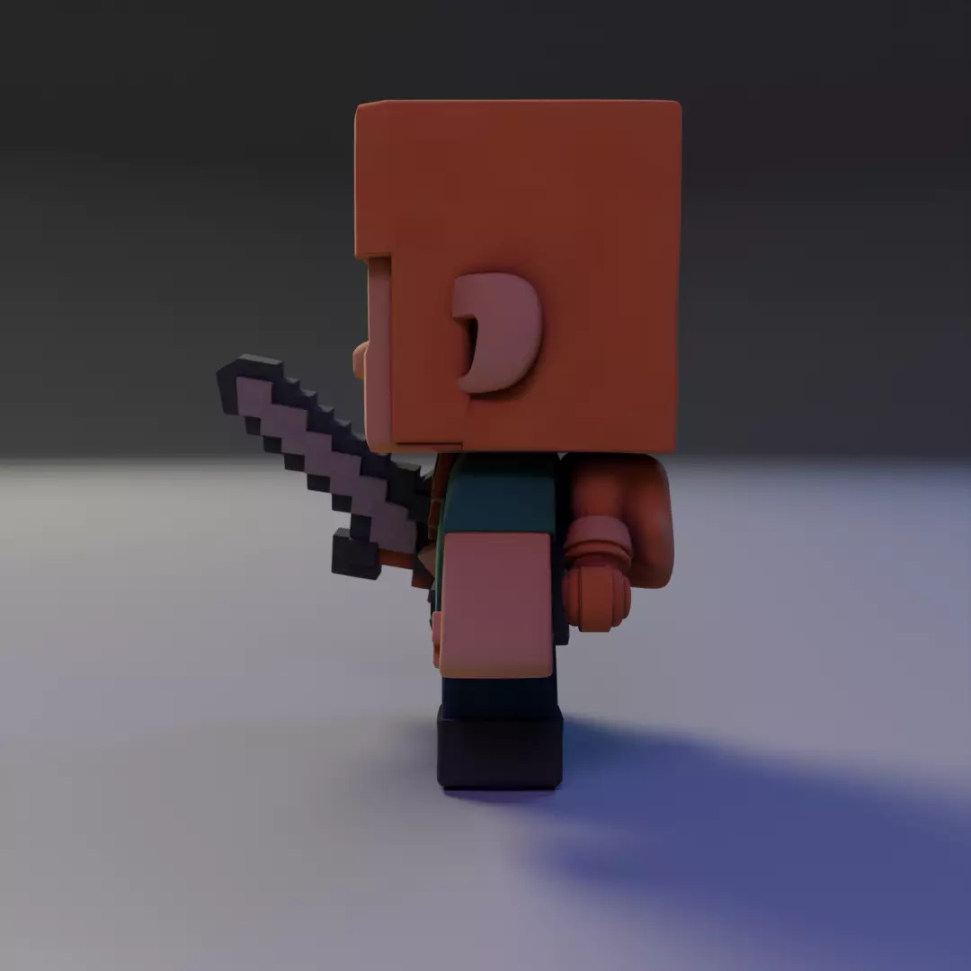 Alex mine 3D print model_5