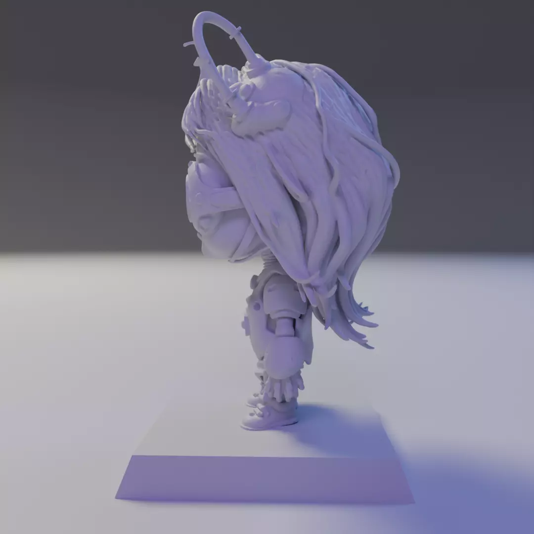 baby cyberpunk 3D print model_5