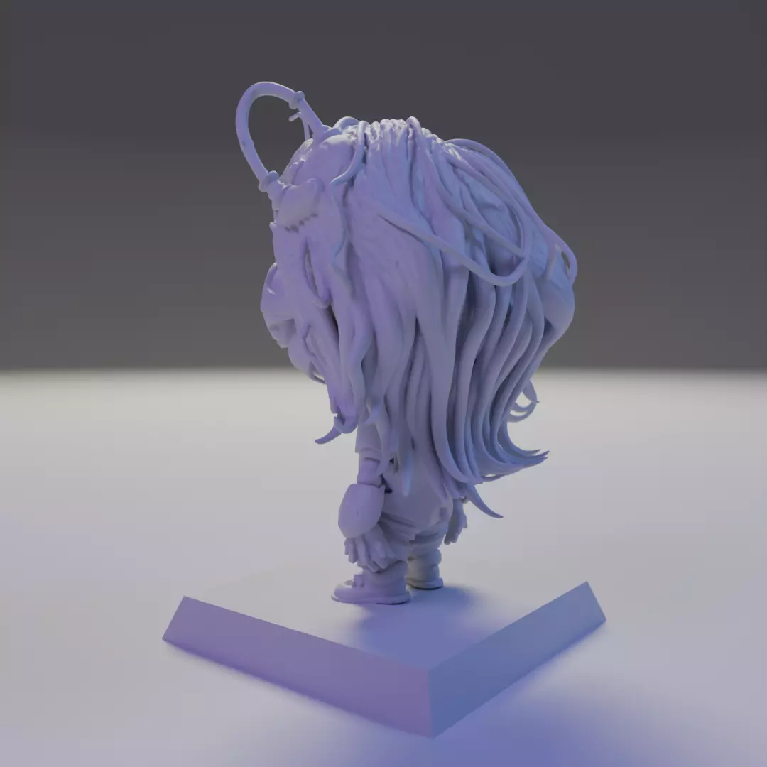 baby cyberpunk 3D print model_9