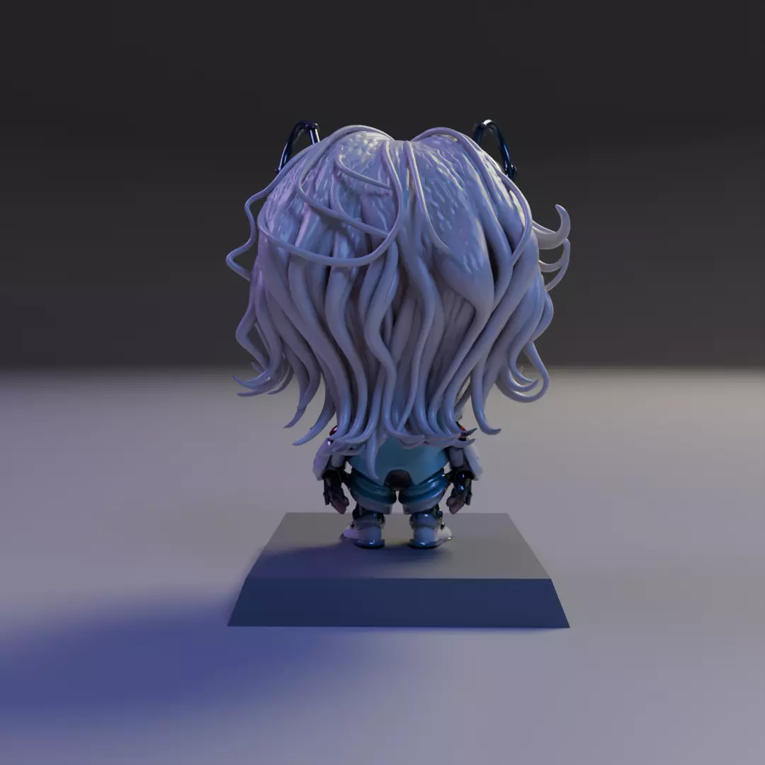 baby cyberpunk 3D print model_2