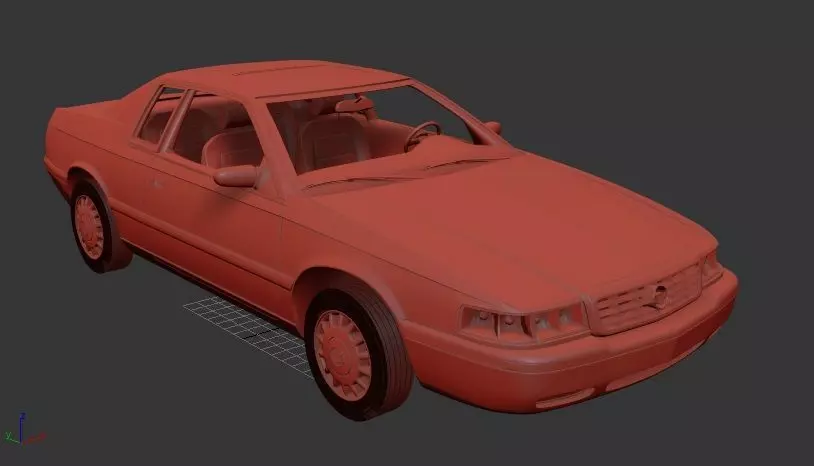 Cadillac Eldorado Mk8 2002 3D print model