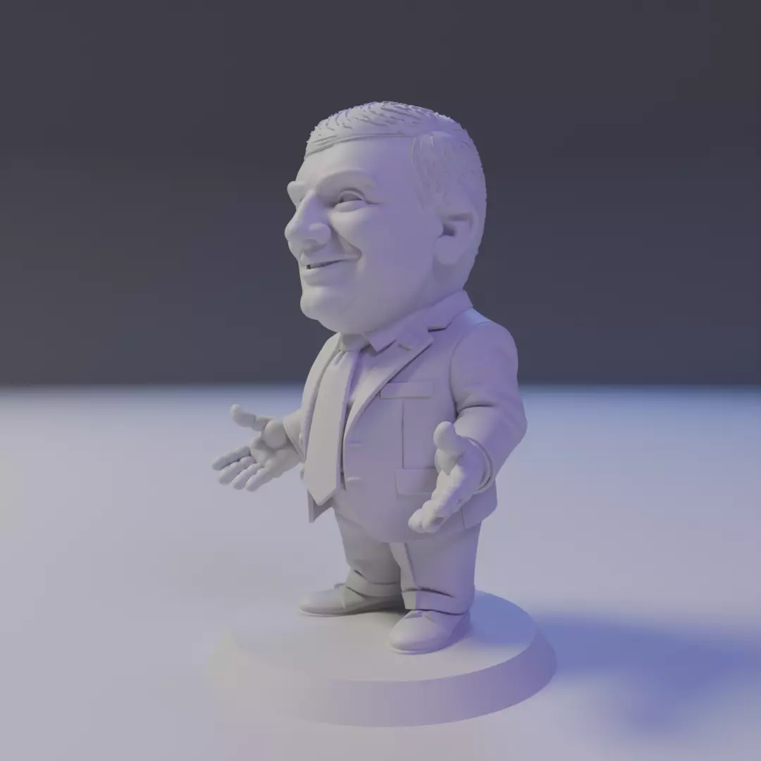businessperson 3D print model_14