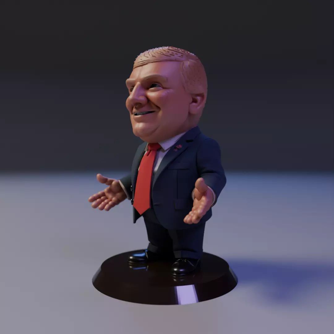 businessperson 3D print model_7