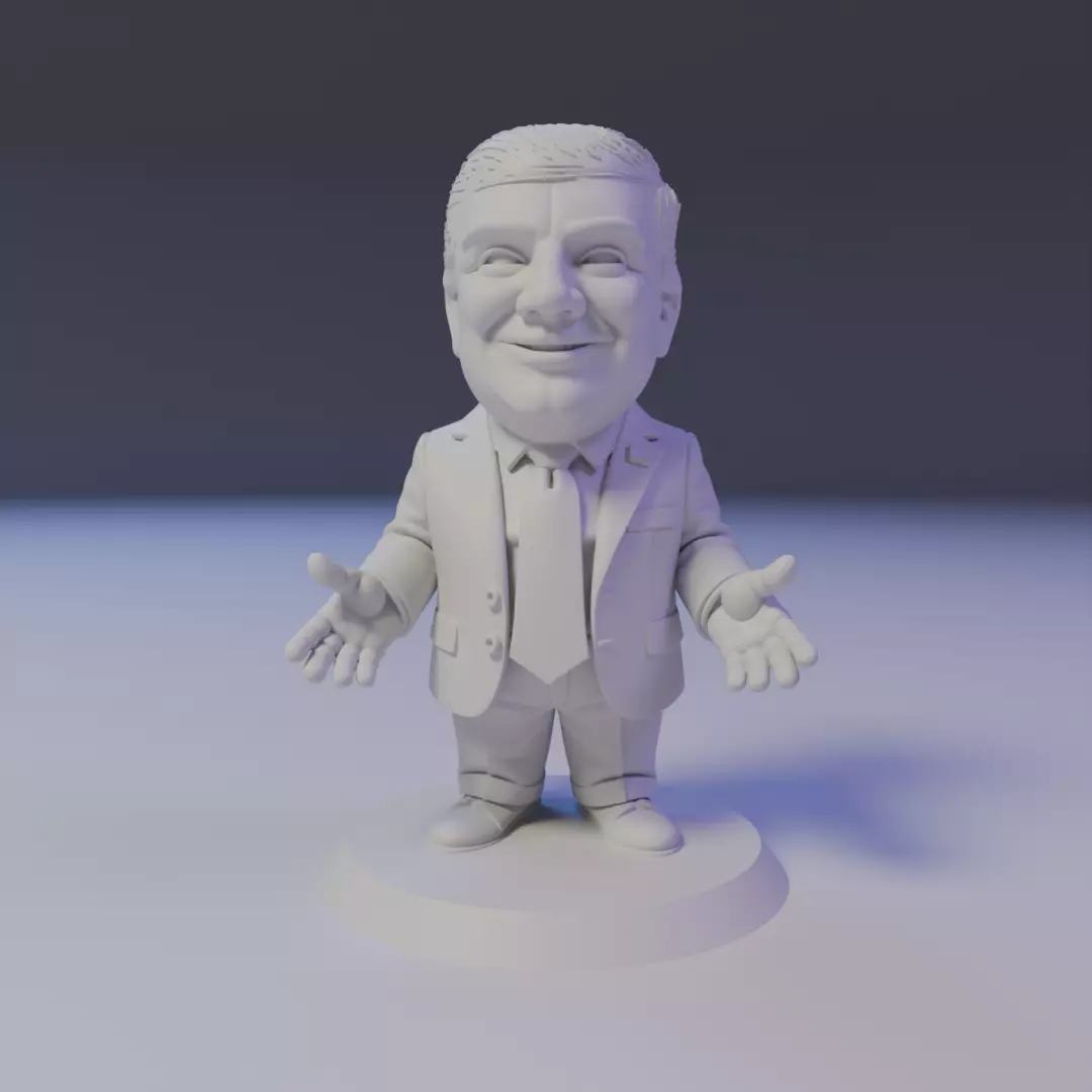 businessperson 3D print model_16