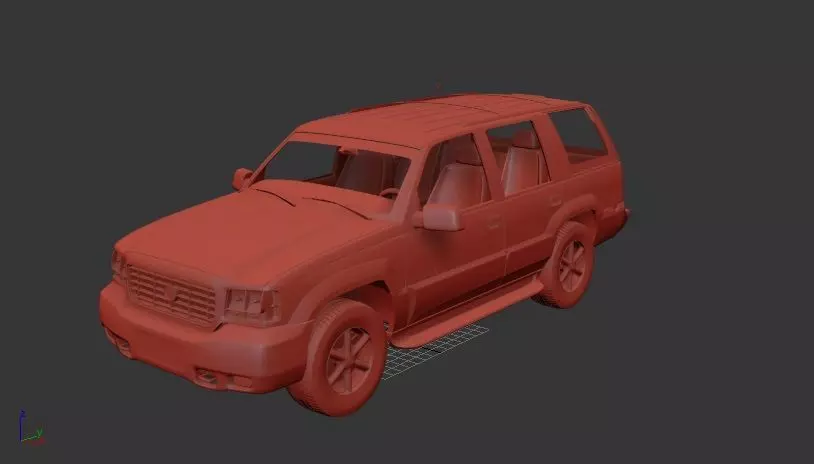 Cadillac Escalade Mk1 GMT400 1999 3D print model_1