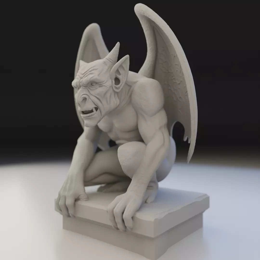 Gargoyle 3D print model_7