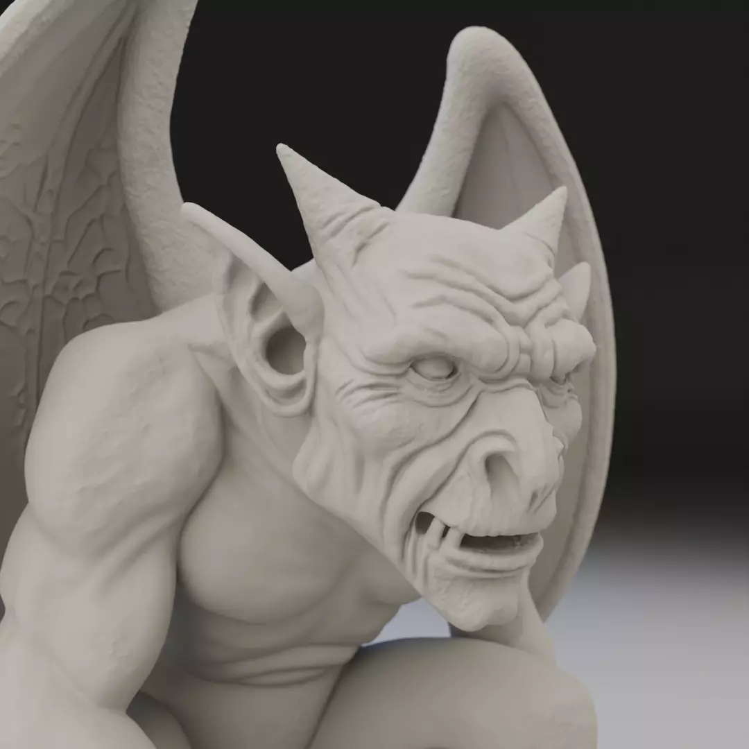Gargoyle 3D print model_17