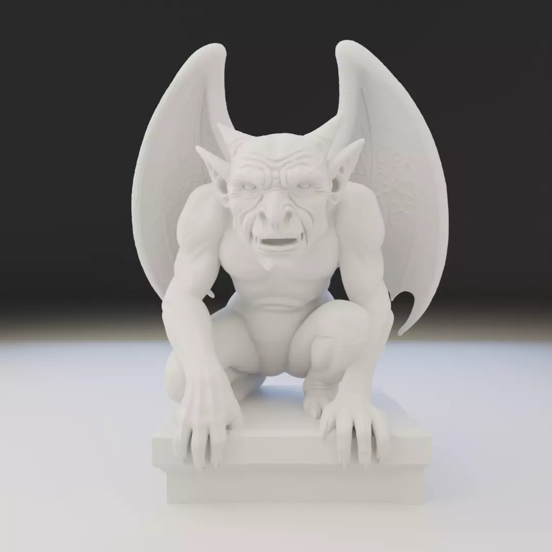 Gargoyle 3D print model_21
