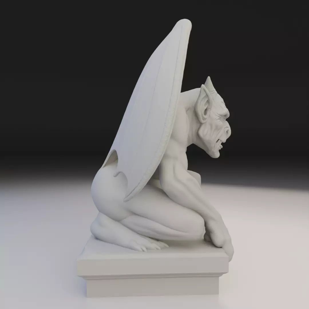 Gargoyle 3D print model_3