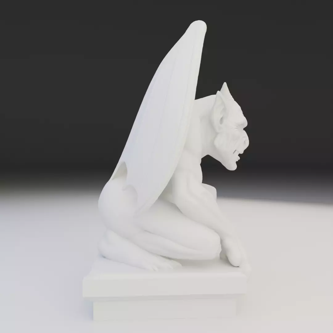 Gargoyle 3D print model_4