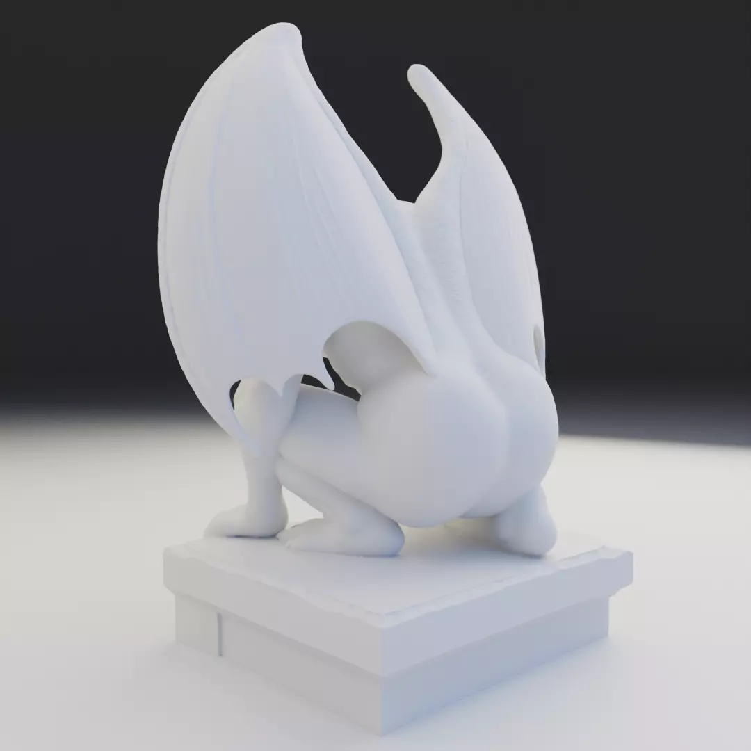 Gargoyle 3D print model_10